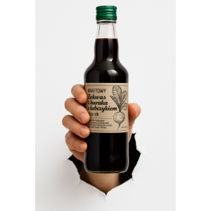 Kraftowy Zakwas z buraka z lubczykiem 0,5l