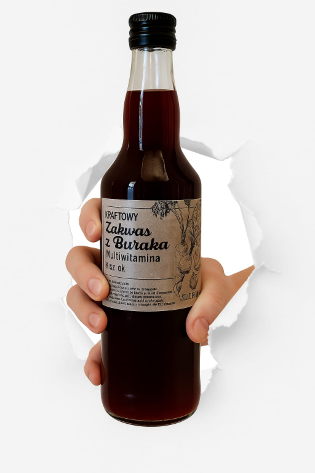 Kraftowy Zakwas z buraka Multiwitamina 0,5l