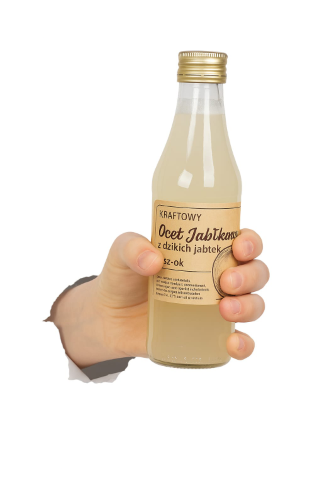 Kraftowy Ocet z Dzikich Jabłek 0,25 l